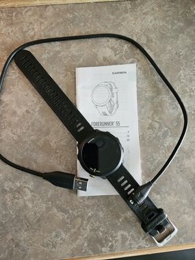 garmin Forerunner 55 GPS Watch - Black